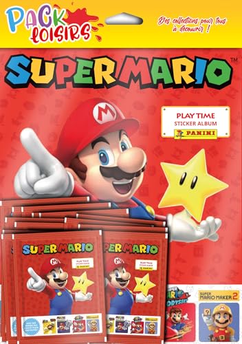 Panini Super Mario Set Freizeit Album + 50 Hüllen Panini Super Mario Set Freizeit Album + 50 Hüllen von Panini