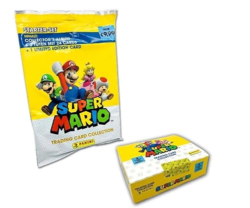 Panini Super Mario Trading Cards - Box-Bundle von Panini