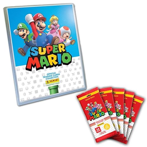 Panini Super Mario Trading Cards Fatpack-Bundle von Panini