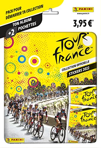 Panini Tour de France 2022 1 Album + 2 Stickerhüllen 004371SPCFGD von Panini