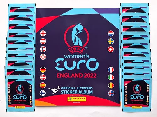 Panini UEFA Womens EURO 2022 - Leeralbum + 20 Tüten Sticker - Frauen EM Panini UEFA Womens EURO 2022 - Leeralbum + 20 Tüten Sticker - Frauen EM von Panini