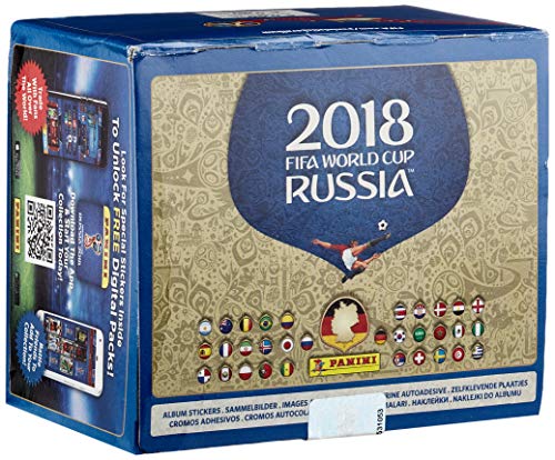 Panini WM Russia 2018 - Sticker - 1 Display (100 Tüten) deutsche Ausgabe von Panini