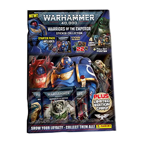 Panini Warhammer Warriors of The Emperor Sticker Collection Starter Pack Panini Warhammer Warriors of The Emperor Sticker Collection Starter Pack von Panini