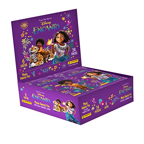 Panini x24 Packs Encanto Disney Trading Cards 24 Hüllen, Mehrfarbig, Moyen von Panini