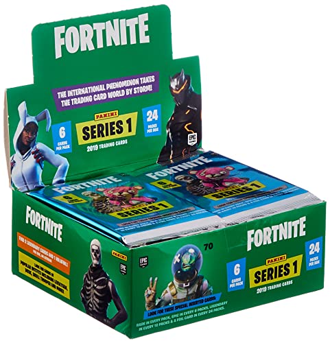 Sammelkarten Fortnite, 24 Booster im Display von Panini