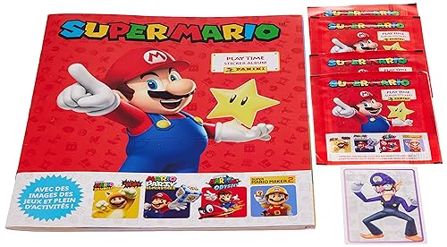 Super Mario Playtime Sticker Collection Starter Pack (französische Version) von Panini