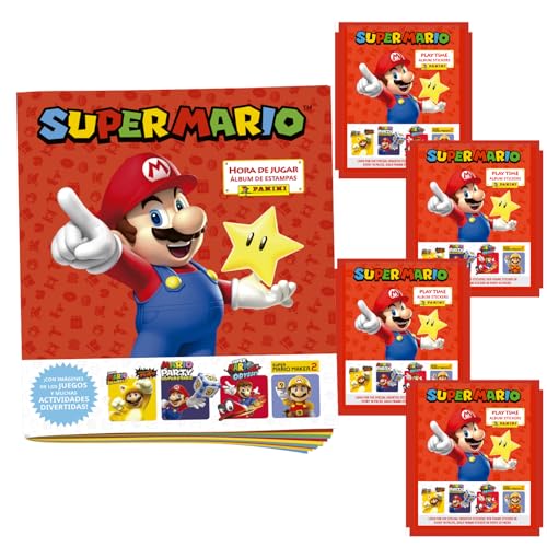 Super Mario Playtime Sticker Collection Starter Pack (französische Version) von Panini