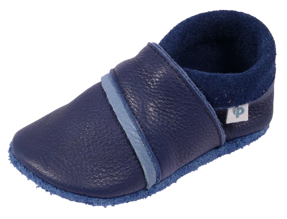 Pantolinos - Krabbelschuhe Leder blau 21/22 von Pantolinos