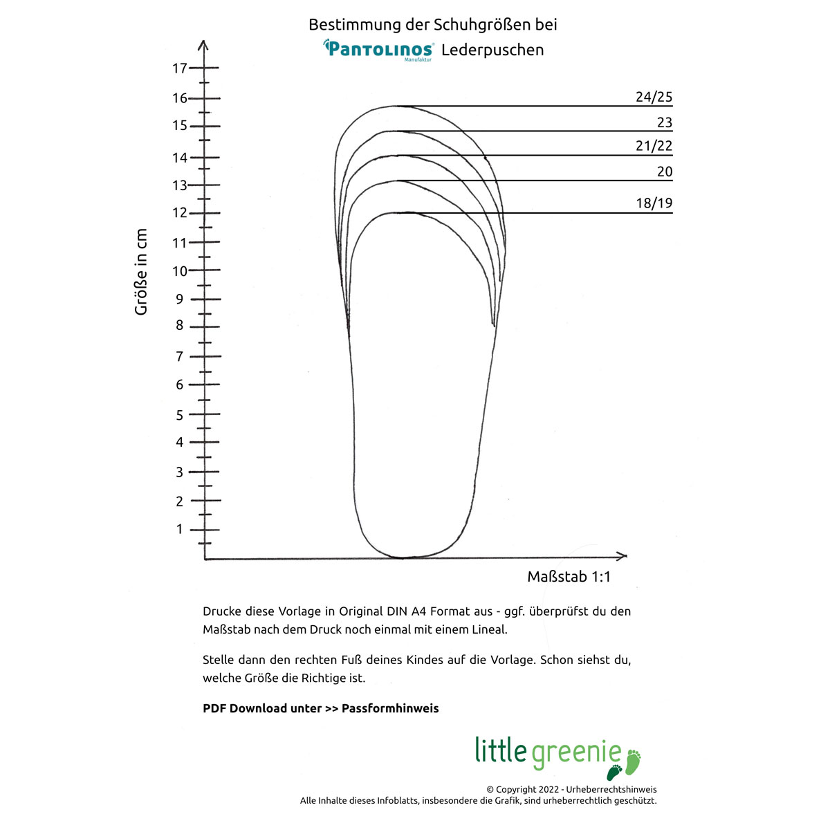 Pantolinos - Wollfilzsohle für Krabbelschuhe 21/22 von Pantolinos