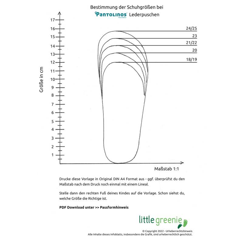 Pantolinos - Wollfilzsohle für Krabbelschuhe 21/22 von Pantolinos