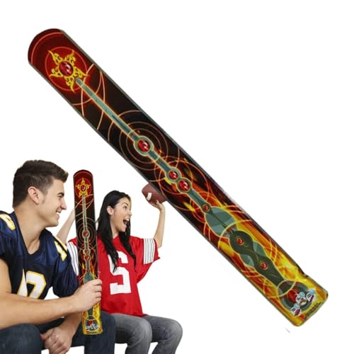 Paodduk Lärmerzeuger für Sportveranstaltungen,Team Spirit Boom Sticks - Spirit Stick Jubelstab - Aufblasbare Sticks für Sportveranstaltungen, automatisch aufblasende Sport-Geräuschmacher von Paodduk