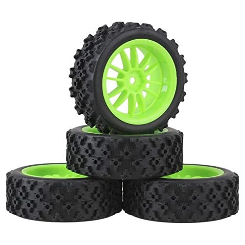 Paowsietiviity 1/10 1/14 1/16 1/18 Off Road RC Reifen für Wltoys 144001 124018 Teile Grün, Stil 1 grün, Siehe Produktbeschreibung von Paowsietiviity