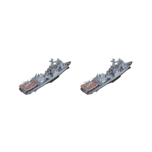 Paowsietiviity 2 set 3D 1/200 Admiral Levchenko Zerstörer Schiff Papier Modell Spielzeug Dekoration Geschenke mit fix teile von Paowsietiviity