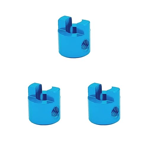 Paowsietiviity 3 set RC Boat Drive Metall Hund Welle für RC Boot Antriebswelle Teile 4mm blau von Paowsietiviity