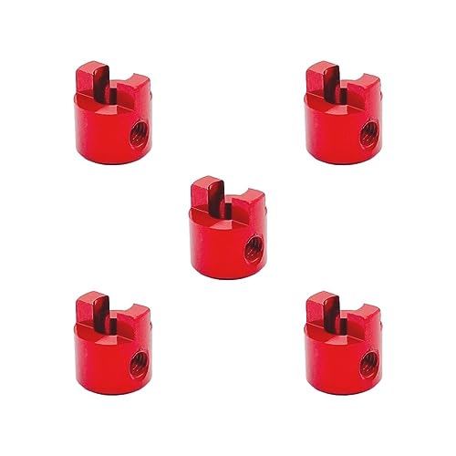 Paowsietiviity 5 set RC Boat Drive Metall Hund Welle für RC Boot Antriebswelle Teile 4mm rot von Paowsietiviity