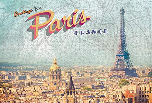 Paper House Productions Puzzle Greetings from Paris, 1000 Teile von Paper House Productions