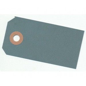 Paper Line Manilla-Etiketten Grau 4x8cm - 10 Stk von Paper Line