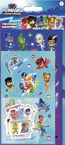 PJ Masks Power Heroes Sortiment Aufkleber | Inklusive 3 Arten von Aufklebern | Perfekt für Dekoration und Scrapbooking von Paper Projects