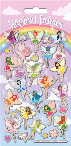 Paper Projects 01.70.04.054 Magical Fairies Glitzernde Folienaufkleber-Set von Paper Projects