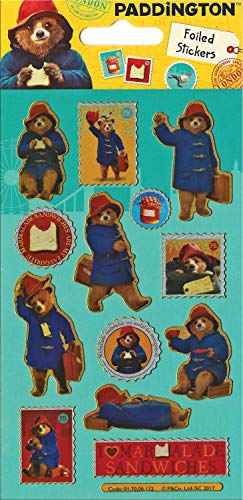 Paper Projects Paddington Movie Character Glitzernde wiederverwendbare Aufkleber, offizielles Lizenzprodukt, wiederverwendbar auf nicht-porösen Oberflächen von Paper Projects