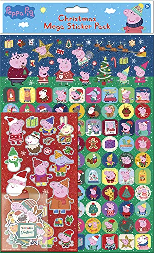 Paper Projects 01.70.22.020 Peppa Pig Weihnachten Mega Sticker Pack von Paper Projects