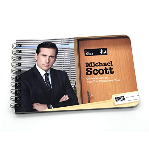 Papersalt The Office Merchandise Michael Scott Zitatbuch zum Leben aus der TV-Serie „The Office“ – ein gutes Bürogeschenk für Office-Fans, 21,6 x 14 cm von Papersalt