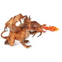 PAPO 38938 Zweiköpfiger Drache, gold von Papo