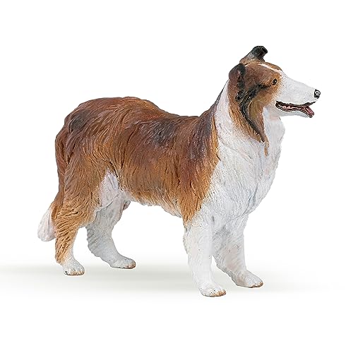 PAPO 30230 Haustiere Tiere, Collie Figur, Mehrfarben von Papo