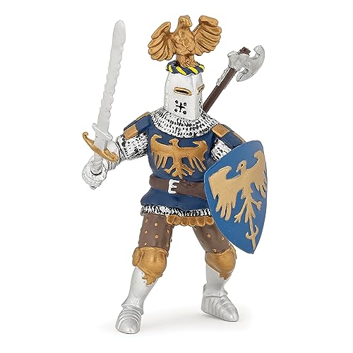 Papo 39362 Spitze Tiere Ritter Mit Adlerhelm, Spiel, Blau von Papo