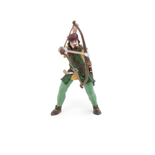 Papo -Handbemalt - Figuren -Mittelalter-Fantasy -Robin Hood, stehend-39954-Sammelbar-Für Kinder - Geeignet für Jungen und Mädchen - Ab 3 Jahren von Papo