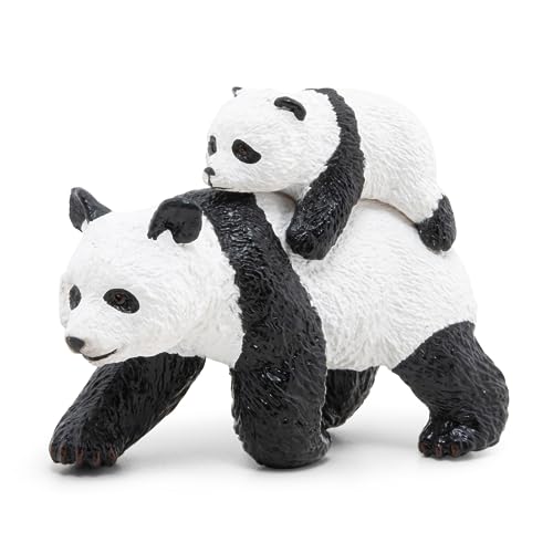 Papo -Handbemalt - Figuren -Wildtiere Der Welt-Panda mit Jungtier -50071-Sammelbar-Für Kinder - Geeignet für Jungen und Mädchen - Ab 3 Jahren von Papo