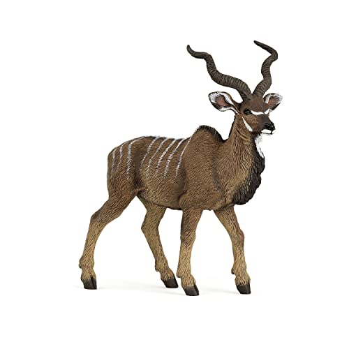 Papo -Handbemalt - Figuren -Wildtiere Der Welt-Kudu-Antilope-50104-Sammelbar-Für Kinder - Geeignet für Jungen und Mädchen - Ab 3 Jahren von Papo