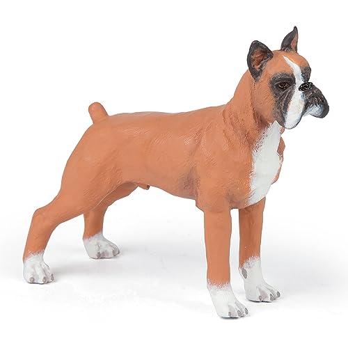 PAPO 54019 Haustiere Tiere, Boxer Figur, Mehrfarben von Papo