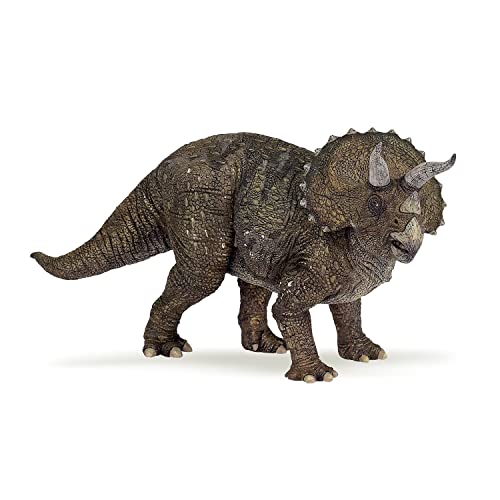 Papo 55002 Triceratops DIE Dinosaurier Figur, Mehrfarben, grün von Papo