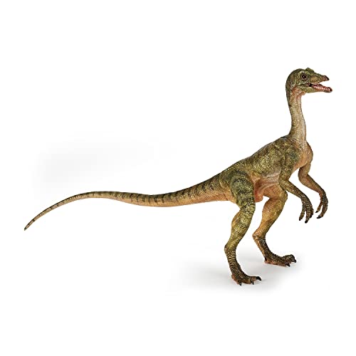 Papo - Große Dinosaurierfigur - Compsognathus, Flinker Jäger aus der Jurazeit, Kinderspielzeug ab 3 Jahren - Eintauchen in die Ära der Dinosaurier und paläontologische Entdeckungen von Papo