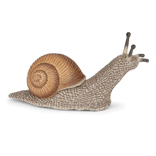 PAPO - Schnecke - Realistische Plastikfigur - 3 Jahre alt - Gartentiere - Handbemalt - Extrem detailgetreu - Langlebig und lehrreich - Kinderspielzeug - Geschenkidee von Papo