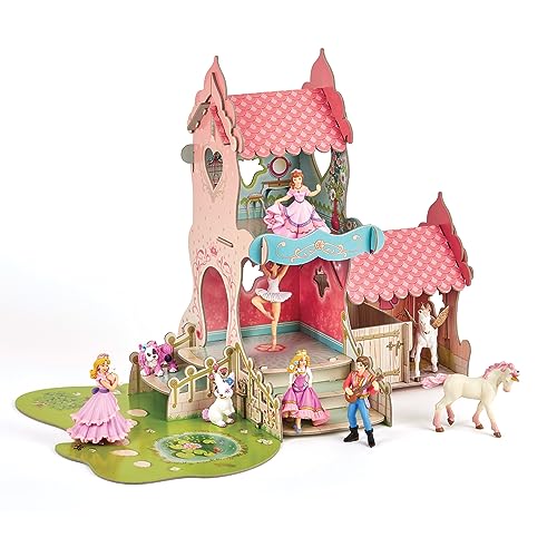 Papo 60151 Château Princesse LE Monde ENCHANTE Animals Prinzessinnenschloss, Spiel, one Size von Papo