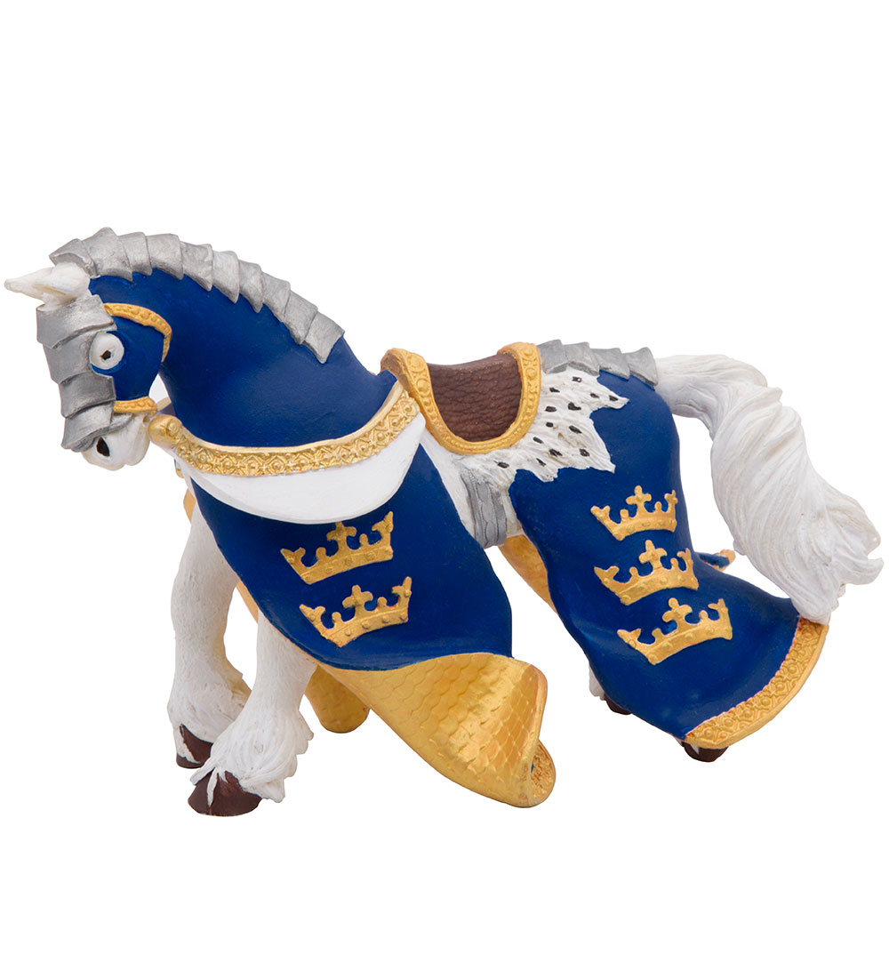 Papo Blaues Pferd von König Artus - H: 14 cm - Papo - One Size - Spielzeugfiguren Papo Blaues Pferd von König Artus - H: 14 cm - Papo - One Size - Spielzeugfiguren von Papo