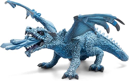 Papo - Große Figur - Eisdrache, Kinderspielzeug, Reise in eine Fantasy-Welt, handbemalte Kreation für Frozen Adventures, Fantasy-Kreatur-Figur, ab 3 Jahren von Papo