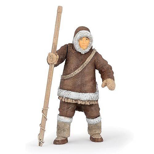 Papo - Figurine - Inuit de l'Univers Marin, Kulturelle Figur für Kinder ab 3 Jahren - Erkundung der Traditionen und des Lebens in der Arktis von Papo