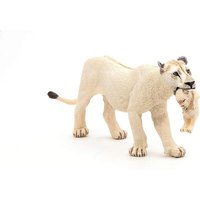 Spielfigur Weiße Löwin mit Jungtier 6,5cm Spielfigur Weiße Löwin mit Jungtier 6,5cm von PAPO SAS