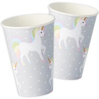 Partybecher Einhorn im 10er Pack, 200ml von Papstar