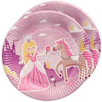 Partyteller Prinzessin im 10er Pack, Ø 23cm von Papstar