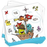 Servietten Piraten im 20er Pack, 33cm x 33cm von Papstar