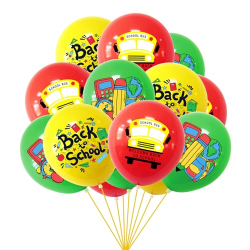 ParPix 15 Stück Bunt Schulanfang Deko Luftballon, Ballon Deko Einschulung Mädchen Junge, Einschulung Deko Ballons, Schuleinführung Luftballon mit ABC 123 Motiv, Ballon Schulkind 2025 Mädchen ParPix 15 Stück Bunt Schulanfang Deko Luftballon, Ballon Deko Einschulung Mädchen Junge, Einschulung Deko Ballons, Schuleinführung Luftballon mit ABC 123 Motiv, Ballon Schulkind 2025 Mädchen von ParPix