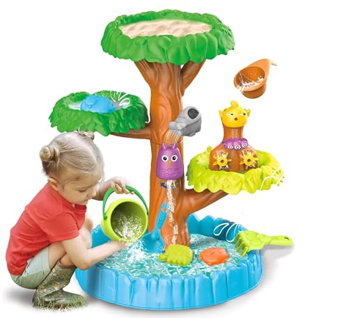Sand- und Wasserbaum-Aktivitätsset für Outdoor-Garten & Strand, Spielzeit, Jungen und Mädchen ab 3 Jahren Sand- und Wasserbaum-Aktivitätsset für Outdoor-Garten & Strand, Spielzeit, Jungen und Mädchen ab 3 Jahren von Paradiso Toys