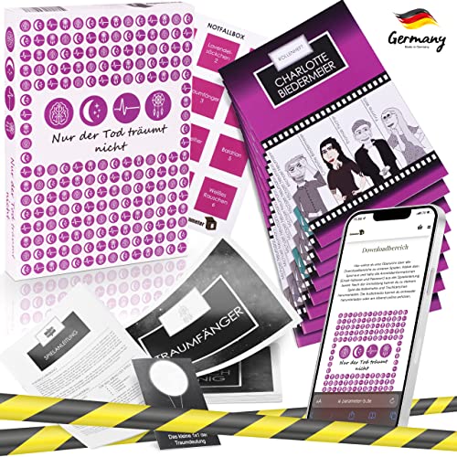 Parameter B - Nur der Tod träumt Nicht - Krimi-Dinner Spiel für 4 Personen - Krimispiel für Zuhause Parameter B - Nur der Tod träumt Nicht - Krimi-Dinner Spiel für 4 Personen - Krimispiel für Zuhause von Parameter B