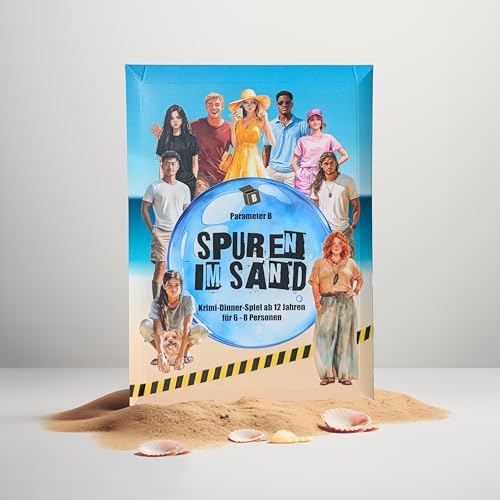 Parameter B - Spuren im Sand - Krimidinner für 6-8 Personen – ab 12 Jahren - Krimidinner für Zuhause für Familien mit Kindern - Krimispiel für Einsteiger - realistische Beweise Parameter B - Spuren im Sand - Krimidinner für 6-8 Personen – ab 12 Jahren - Krimidinner für Zuhause für Familien mit Kindern - Krimispiel für Einsteiger - realistische Beweise von Parameter B