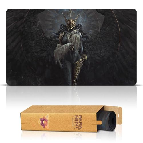 Paramint Cold of Eternity (Genähte Kanten) - Elden Ring, Dark Souls Spielmatte - Kompatibel mit Magic: The Gathering Spielmatten - Spielen Sie MTG, YuGiOh, TCG - Originelle Designs von Paramint