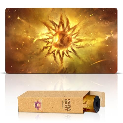 Paramint Plains Ethereal Mana (Genähte Kanten) - MTG Spielmatte - Kompatibel mit Magic: The Gathering Spielmatten - Spielen Sie MTG, YuGiOh, TCG - Spielmatten mit originellen Designs von Paramint